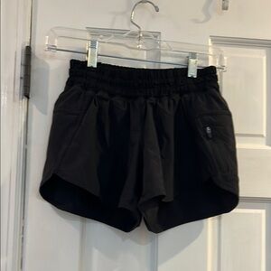 Lululemon Athletica Black Athletic Shorts with Elastic Waistband